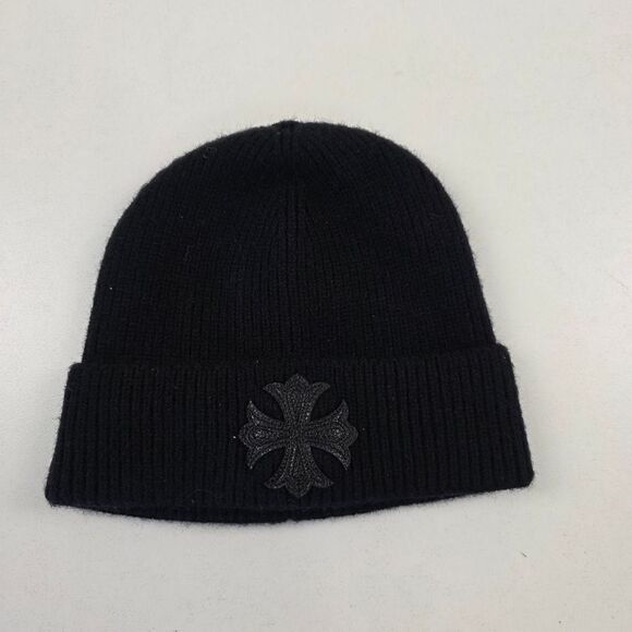 Chrome Hearts Black Beanie - Picture 1 of 5